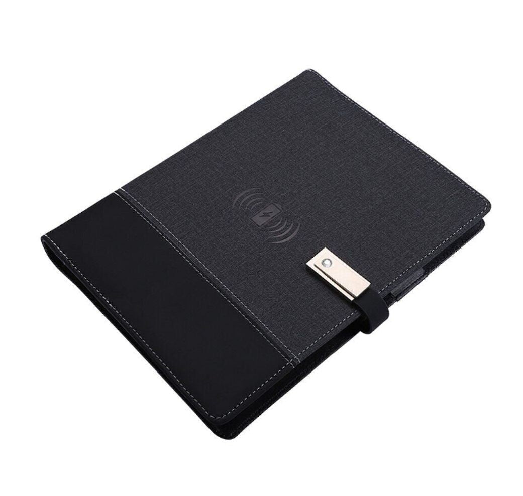 The Ideal Corporate Gift -Notebook with Charger 8000 mah and 32GB  Flash Drive