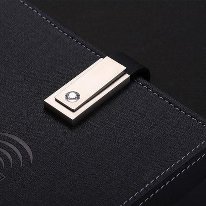 The Ideal Corporate Gift -Notebook with Charger 8000 mah and 32GB  Flash Drive